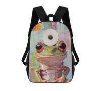 sinyumoney Frog with Toilet Paper Mochila Escolar Infantil Impresa En 3D Para Niños, Mochilas De Viaje, Bolsas Para Libros, Mochila Escolar Infantil 17inch