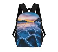sinyumoney Frozen Lake Sunset Mochila Escolar Infantil Impresa En 3D Mochila De Viaje De Alta Capacidad Bolsas Para Libros Mochila Infantil 17inch