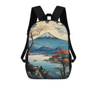 sinyumoney Fuji Japan Blossom Mount Mochilas Para Niños Y Estudiantes, Mochilas Escolares Impresas En 3D, Mochilas Para Estudiantes De Primaria Y Secundaria Para Niños Y Niñas 17inch