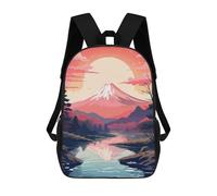 sinyumoney Fuji Mount Japan Mochila Escolar Infantil Impresa En 3D Para Niños, Mochilas De Viaje, Bolsas Para Libros, Mochila Escolar Infantil 17inch