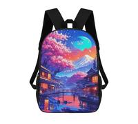 sinyumoney Fuji Mount Japan Mochila Infantil, Mochila Escolar Para Niños Y Adolescentes, Mochila De Viaje, Mochila Escolar, Mochila Para Libros 17inch