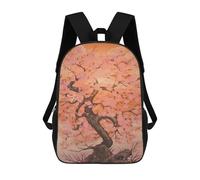 sinyumoney Full Cherry Blossom Tree Mochila Escolar, Mochila De Viaje Para La Universidad, Mochilas Para Acampar, Aventuras Al Aire Libre Y Viajes Diarios 17inch