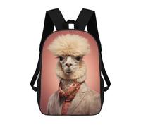 sinyumoney Funny Alpaca Animal Mochila Ligera Para Aeropuerto, Estudiantes Universitarios, Niñas, Niños Y Adolescentes 17inch