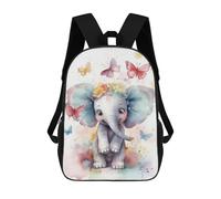 sinyumoney Funny Baby Elephant Mochila Escolar De 17 Pulgadas Para Adolescentes, Con Estampado 3D, Ajustable Y Con Bolsillos, Ideal Para Niños, Niñas Y Estudiantes.