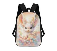 sinyumoney Funny Bunny Mochilas Infantiles Impresas En 3D De 17 Pulgadas. Mochila Escolar Informal Impresa En 3D Para Niños De Primaria Y Secundaria.