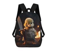 sinyumoney Funny Butcher Killer Duck Mochilas Para Niños 17inch Mochila Escolar Mochila Escolar Impresa En 3D Para Niños De Primaria Y Secundaria