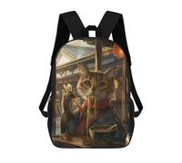 sinyumoney Funny Cat Ramen Noodles Mochila Escolar, Mochila Informal, Mochila De Día, Mochila Escolar, De Trabajo Y De Viaje Para Hombres, Mujeres Y Adolescentes. 17inch