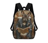 sinyumoney Funny Cute Dog Mochila Escolar Para Niños Y Niñas, Mochila Informal De Viaje, Mochila De Gran Capacidad Para El Día A Día 17inch