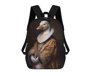 sinyumoney Funny Duck Mochila Escolar Informal Para El Día A Día, Ideal Para El Trabajo, El Colegio, El Camping, Las Aventuras Al Aire Libre Y Los Viajes Diarios 17inch