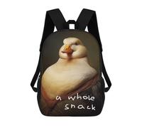 sinyumoney Funny Duck Mochila Escolar Para Computadora Para La Escuela/trabajo/viajes Para Niñas, Adolescentes 17inch