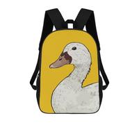 sinyumoney Funny Duck Mochilas De 17 Pulgadas Para Niños, Mochilas Escolares Impresas En 3D Para Estudiantes De Primaria Y Secundaria, Para Niños Y Niñas.
