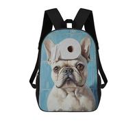 sinyumoney Funny French Bulldog with Toilet Paper-1 Mochilas Escolares, De Viaje Y Universitarias Para Hombres, Mujeres Y Adolescentes 17inch