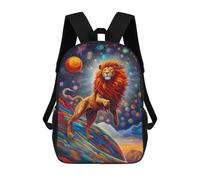 sinyumoney Funny Lion Mochila Escolar Resistente Al Agua, Mochila De Viaje, Bolsa Para Computadora Para Niñas, Niños Y Adolescentes 17inch