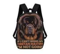 sinyumoney Funny Tibetan Mastiff Mochila Escolar, Bolso De Negocios, Bolso Para Portátil Resistente: Perfecto Para Viajes, Trabajo Y Uso Diario 17inch