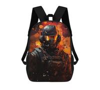 sinyumoney Future Soldier 2 Mochila Escolar Impresa En 3D Mochilas Informales Para Niños Mochila Escolar Impresa En 3D Para Niños De Primaria Y Secundaria 17inch