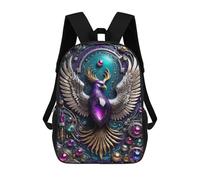 sinyumoney Future Steampunk Phoenix Mochilas Escolares, De Viaje Y Universitarias Para La Escuela/trabajo/viajes 17inch
