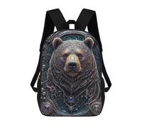 sinyumoney Galactic Bear Chronicles Mochila Escolar Infantil De 17 Pulgadas Con Estampado 3D, Mochila Moderna Para Niños, Mochilas De Viaje, Bolsas Para Libros, Mochila Escolar Infantil