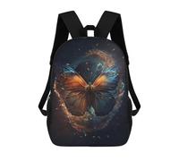 sinyumoney Galactic Butterfly Art Print Mochila Escolar Grande Resistente Al Agua Para Portátil Para Adolescentes, Niñas, Niños, Mujeres Y Hombres 17inch