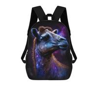 sinyumoney Galactic Camel Portrait-2 17inch Mochilas Escolares Impresas En 3D, Mochilas Escolares De Moda Para Niños De Primaria Y Secundaria