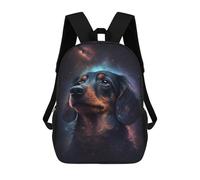 sinyumoney Galactic Canine Majesty -4 Mochila Escolar Infantil De 17 Pulgadas Con Estampado 3D De Películas De Anime Para Niños, Mochila De Viaje, Mochila Escolar Infantil