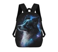 sinyumoney Galactic Canine Portrait -1 Mochilas Para Niños 17inch Mochila Escolar Mochila Escolar Impresa En 3D Para Niños De Primaria Y Secundaria