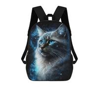 sinyumoney Galactic Cat Portrait -4 17inch Mochila Escolar Impresa En 3D Para Niños, Mochila Escolar Informal De Moda, Mochilas De Viaje Para Niños Y Estudiantes.