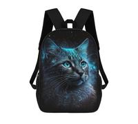 sinyumoney Galactic Cat Portrait Mochila Escolar Infantil De 17 Pulgadas Con Estampado 3D, Mochila Moderna Para Niños, Mochilas De Viaje, Bolsas Para Libros, Mochila Escolar Infantil