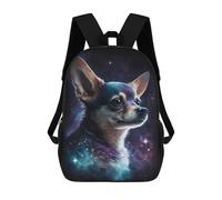 sinyumoney Galactic Chihuahua Art Print -1 Mochila Escolar Grande Y Ligera, Mochila Informal Para El Campus, Actividades Al Aire Libre, Viajes Y Deportes 17inch