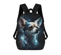 sinyumoney Galactic Chihuahua Cosmic Companion -1 Mochila Escolar, Mochila De Viaje Para La Universidad, Mochilas Para Niñas Y Adolescentes 17inch