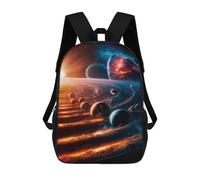 sinyumoney Galactic Dance of Orbits Mochila Escolar Para Niños, Mochila Escolar Impresa En 3D Para Estudiantes De Primaria Y Secundaria 17inch