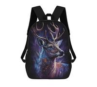 sinyumoney Galactic Deer Art Print Mochilas Infantiles Impresas En 3D Para Niños. Mochilas De Viaje De Moda Para Niños. Mochila Escolar Para Estudiantes De Primaria Y Secundaria.