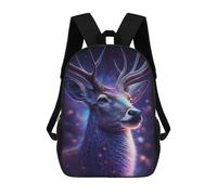 sinyumoney Galactic Deer Portrait-9 17inch Mochila Escolar Impresa En 3D Para Niños, Mochila Escolar Informal De Moda, Mochilas De Viaje Para Niños Y Estudiantes.