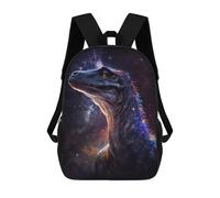 sinyumoney Galactic Dinosaur Art Print-2 Mochilas Infantiles Impresas En 3D De 17 Pulgadas. Mochila Escolar Informal Impresa En 3D Para Niños De Primaria Y Secundaria.