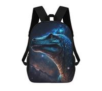 sinyumoney Galactic Dinosaur Profile Mochilas Infantiles Mochila Escolar Impresa En 3D Para Niños Mochilas De Viaje Bolsas Para Libros Para Niños 17inch Mochila Escolar