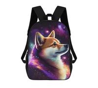 sinyumoney Galactic Dog Portrait -2 Mochilas De 17 Pulgadas Para Niños, Mochilas Escolares Impresas En 3D Para Estudiantes De Primaria Y Secundaria, Para Niños Y Niñas.