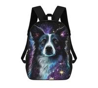 sinyumoney Galactic Dog Portrait -3 Mochilas Infantiles Impresas En 3D Para Niños. Mochilas De Viaje De Moda Para Niños. Mochila Escolar Para Estudiantes De Primaria Y Secundaria.