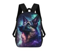 sinyumoney Galactic Dog Portrait -6 17inch Mochilas Escolares Impresas En 3D, Mochilas Escolares De Moda Para Niños De Primaria Y Secundaria