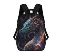 sinyumoney Galactic Dragon Art Print -1 Mochila Grande Para Portátil Resistente Al Agua Para La Escuela - Perfecta Para Viajes, Trabajo Y Uso Diario 17inch