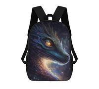 sinyumoney Galactic Dragon Art Print-33 Mochilas De 17 Pulgadas Para Niños, Mochilas Escolares Impresas En 3D Para Estudiantes De Primaria Y Secundaria, Para Niños Y Niñas.