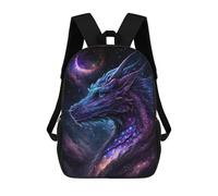 sinyumoney Galactic Dragon Art Print-36 Mochila Escolar Ligera Mochila Escolar De Día Mochila Para Libros Para La Universidad Para Acampar Aventuras Al Aire Libre Y Viajes Diarios 17inch