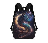 sinyumoney Galactic Dragon Art Print -4 Mochila Escolar Infantil Impresa En 3D Para Niños, Mochila De Viaje De Alta Capacidad, Mochilas Para Libros De 17 Pulgadas Para Niños
