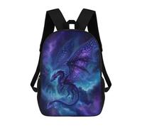 sinyumoney Galactic Dragon Art Print Mochila Escolar/para Ordenador Portátil Para Colegio/trabajo/viajes Para Camping, Aventuras Al Aire Libre Y Viajes Diarios 17inch