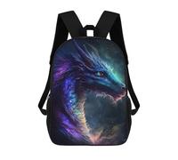 sinyumoney Galactic Dragon Artwork -3 17inch Mochila Escolar Impresa En 3D Para Niños, Mochila Escolar Informal De Moda, Mochilas De Viaje Para Niños Y Estudiantes.