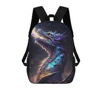 sinyumoney Galactic Dragon Breath Artwork -2 Mochila Escolar Impresa En 3D Mochilas Informales Para Niños Mochila Escolar Impresa En 3D Para Niños De Primaria Y Secundaria 17inch