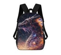 sinyumoney Galactic Dragon Eruption Mochila Escolar De Moda Para Estudiantes, Adecuada Para Niños Y Niñas, Mochila Informal Para Viajes Al Aire Libre, Esencial Para El Día A Día 17inch