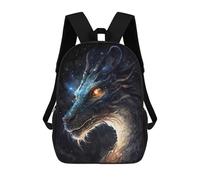 sinyumoney Galactic Dragon Head Art Print Mochila Escolar, Bolso De Negocios, Bolso Para Portátil Duradero Para Campus, Actividades Al Aire Libre, Viajes Y Deportes 17inch