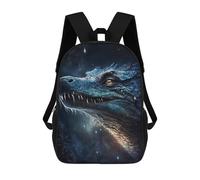 sinyumoney Galactic Dragon Head Mochila Escolar, Bolso De Negocios, Bolso Para Portátil Duradero Para Campus, Actividades Al Aire Libre, Viajes Y Deportes 17inch