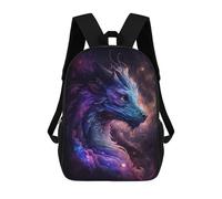 sinyumoney Galactic Dragon Portrait Mochila Escolar/para Ordenador Portátil Para Colegio/trabajo/viajes Para Camping, Aventuras Al Aire Libre Y Viajes Diarios 17inch