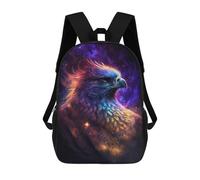 sinyumoney Galactic Eagle Art Print Mochila Infantil De 17 Pulgadas, Mochila Escolar Con Estampado 3D De Dibujos Animados Para Niños Y Adolescentes.