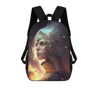 sinyumoney Galactic Enchantress Portrait Mochila Infantil De Moda Divertida Mochila Escolar Para Niños Y Adolescentes Con Impresión 3D Para Niños 17inch